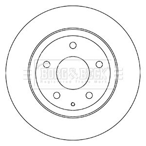 BORG & BECK Piduriketas BBD5332